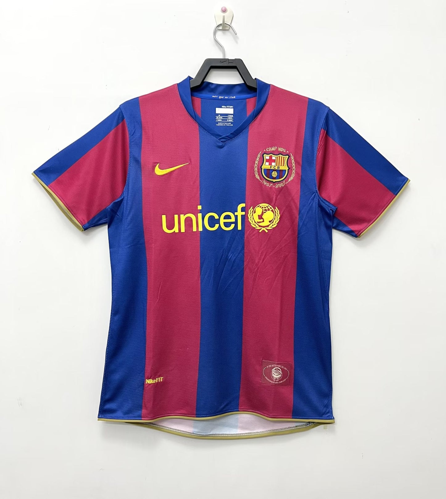 2007-08 Barcelona Home Retro Jersey