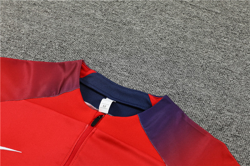 Paris Red And Blue Camouflage Tracksuit