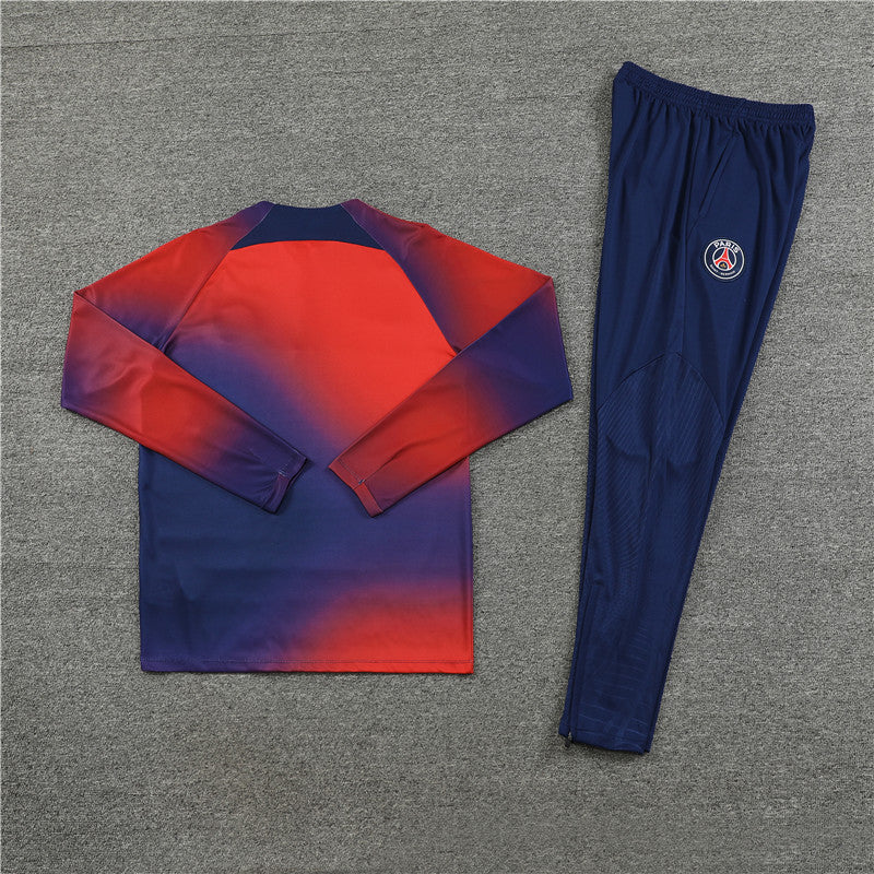 Paris Red And Blue Camouflage Tracksuit