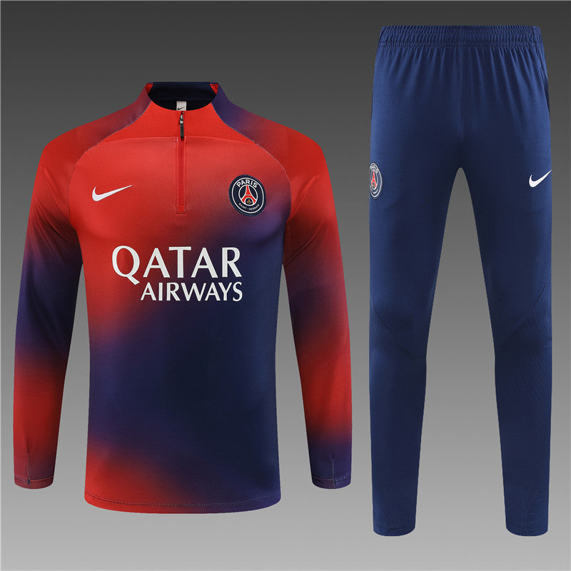 Paris Red And Blue Camouflage Tracksuit