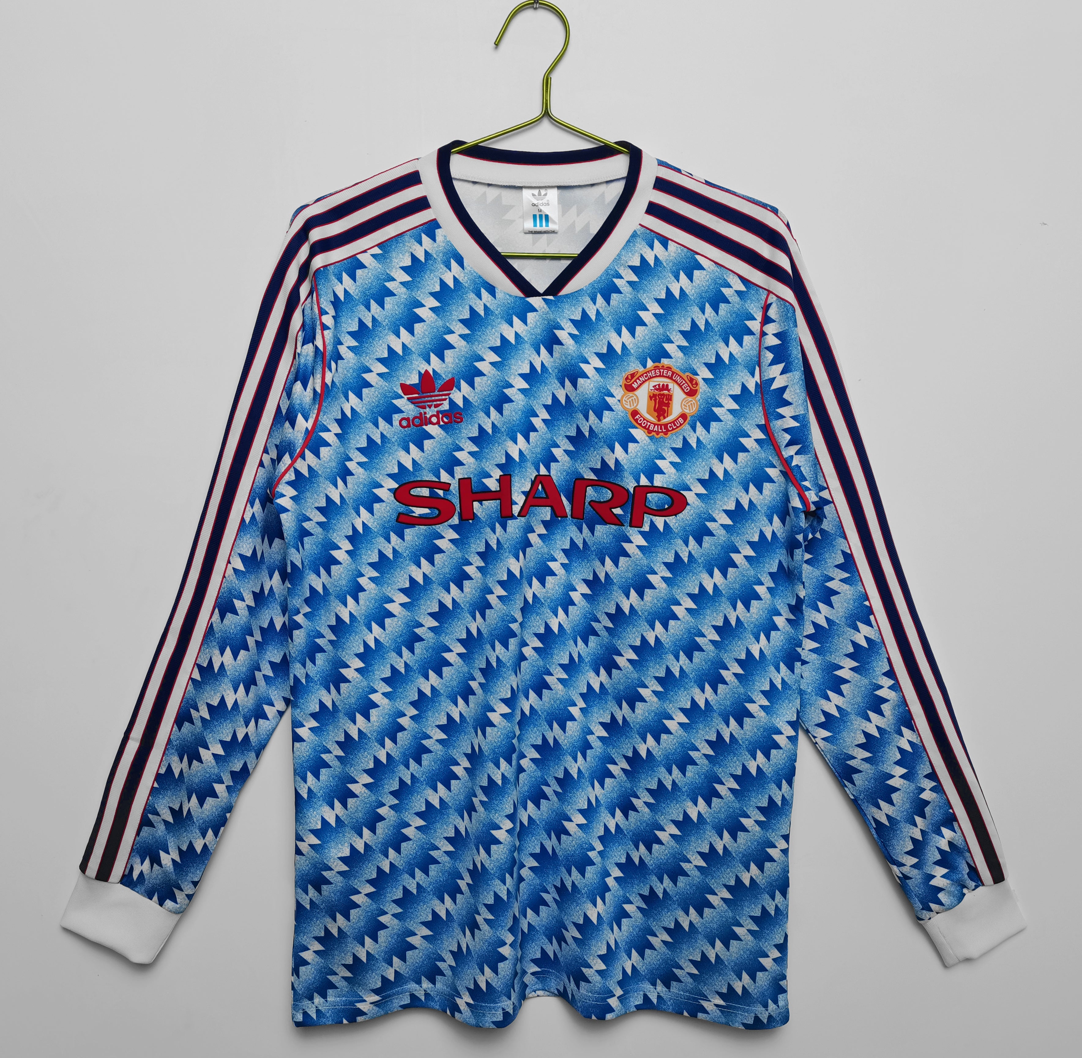 90/92 Manchester United Away Long Sleeve Jersey