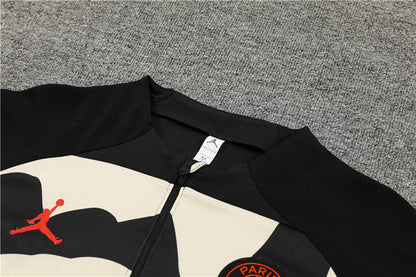 Jordan Paris Yellow and Black Camouflage Style Tracksuit