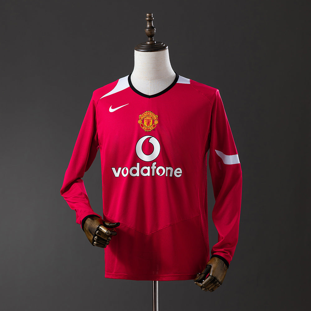 04/06 Manchester United Home Long Sleeve Retro Jersey