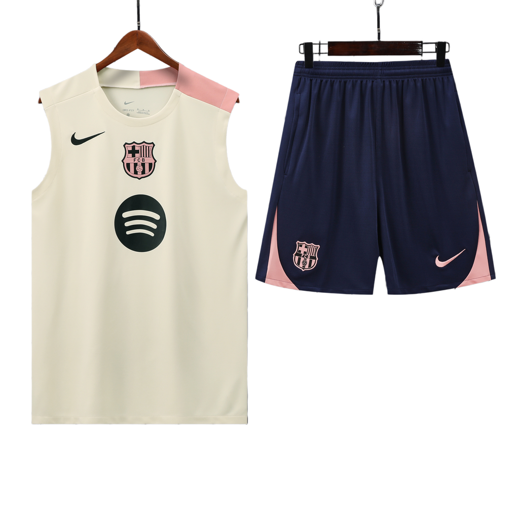 25/26 Barcelona Light Yellow Vest Kit