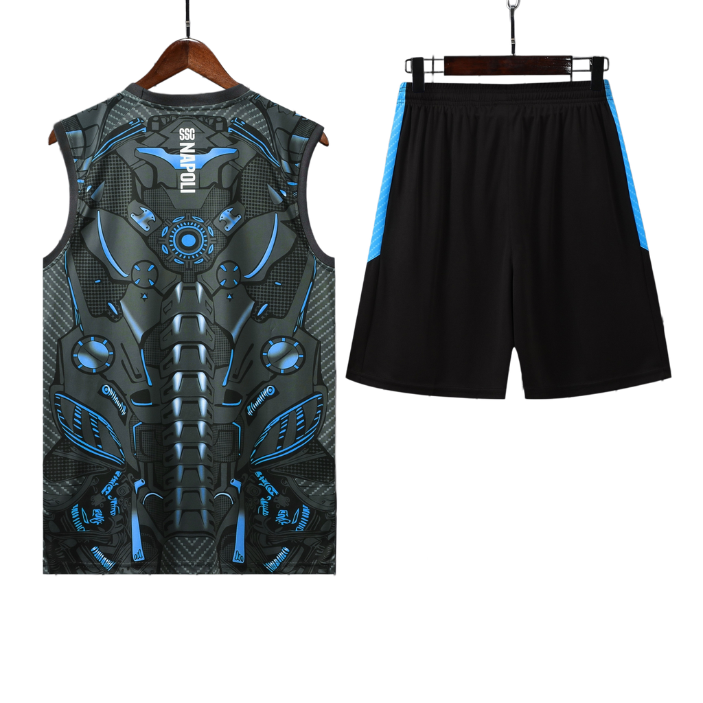 25/26 Napoli Black Special Vest Kit