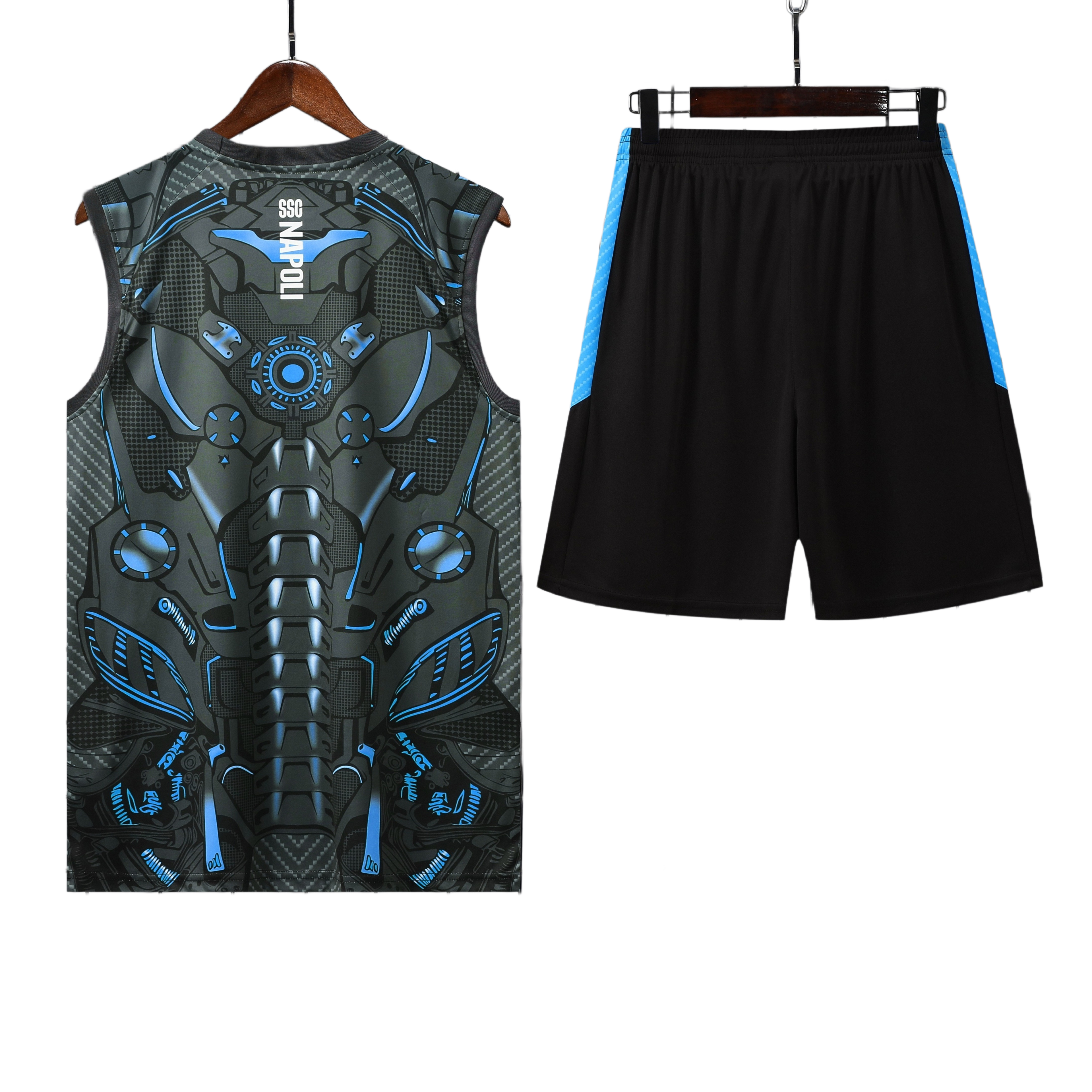 25/26 Napoli Black Special Vest Kit