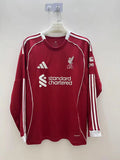25/26 Liverpool Home Long sleeved Jersey