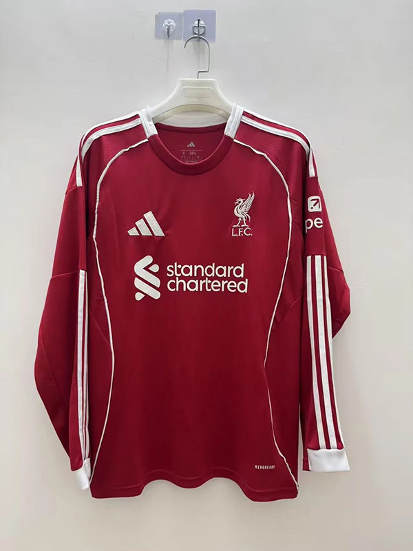 25/26 Liverpool Home Long sleeved Jersey
