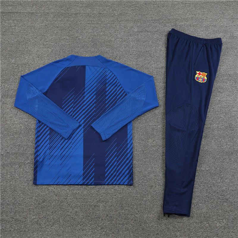 Barcelona Blue Color Camouflage Style Tracksuit