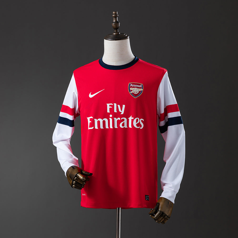 12/13 Arsenal Home Long Sleeve Retro Jersey