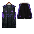 25/26 Real Madrid Black Purple Vest Kit