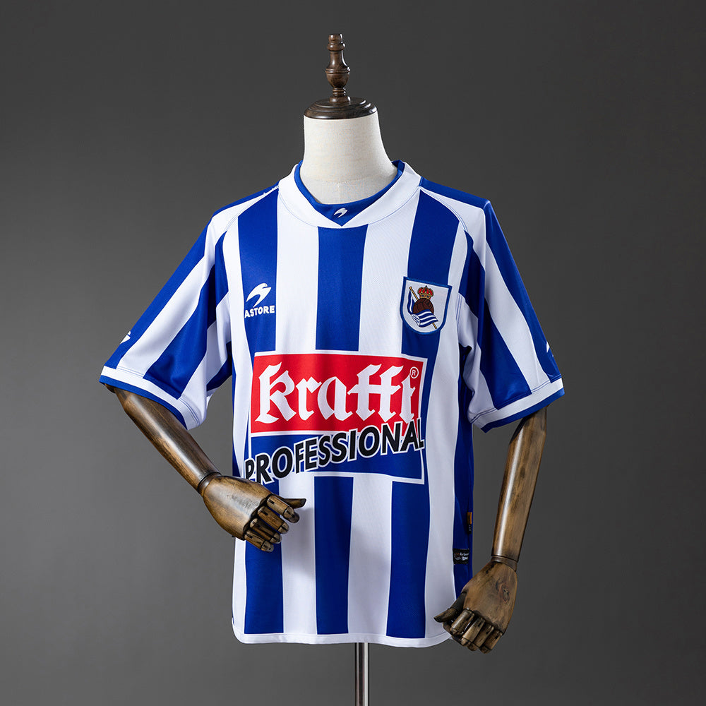 02/03 Real Sociedad Home Retro Jersey