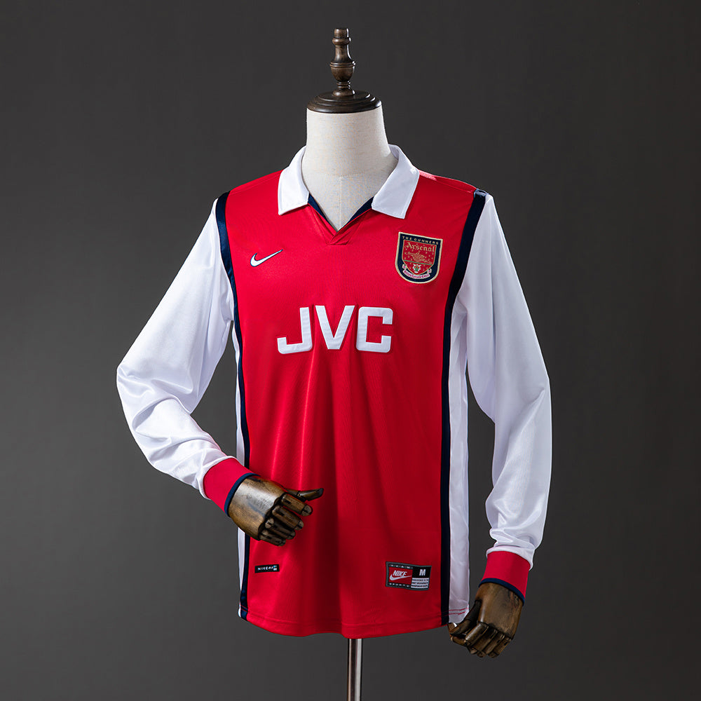 98/99 Arsenal Home Long Sleeve Retro Jersey