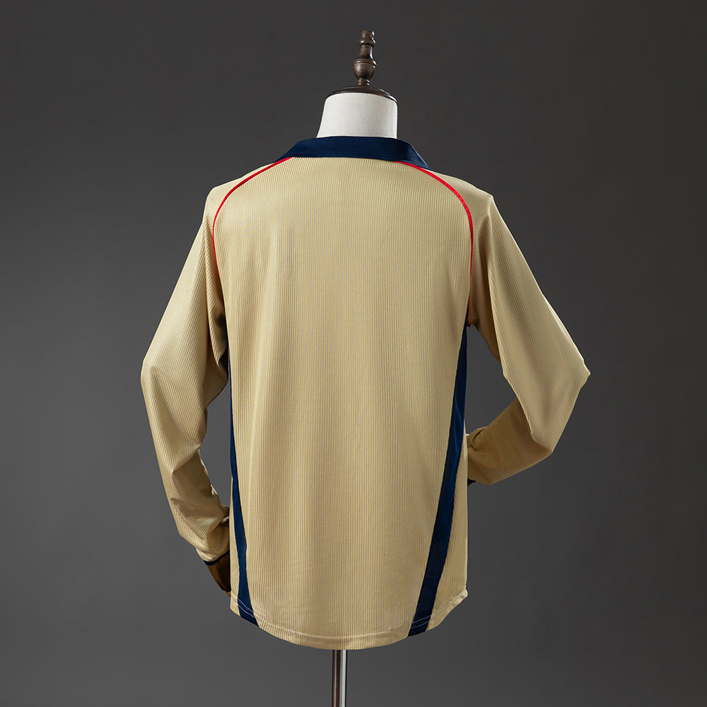 01/02 Arsenal Away Long Sleeve Retro Jersey