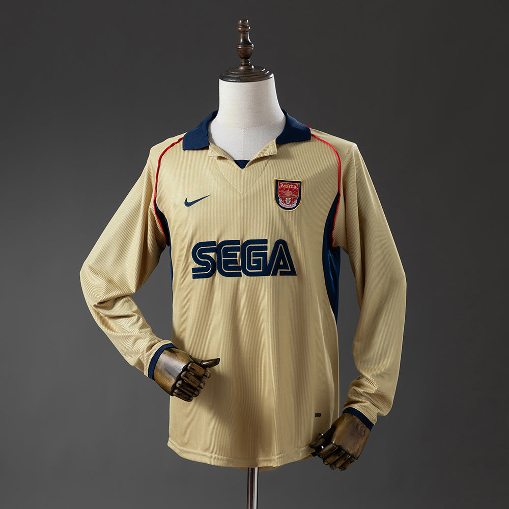 01/02 Arsenal Away Long Sleeve Retro Jersey