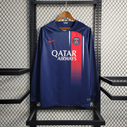 23-24 PSG Home Long Sleeve Jersey