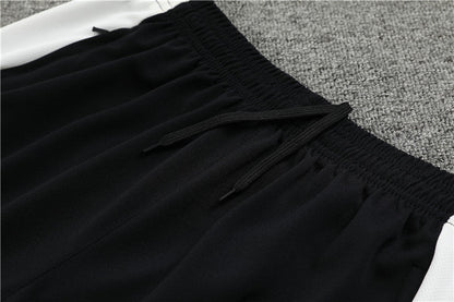 Paris Black Color Matching Tracksuit