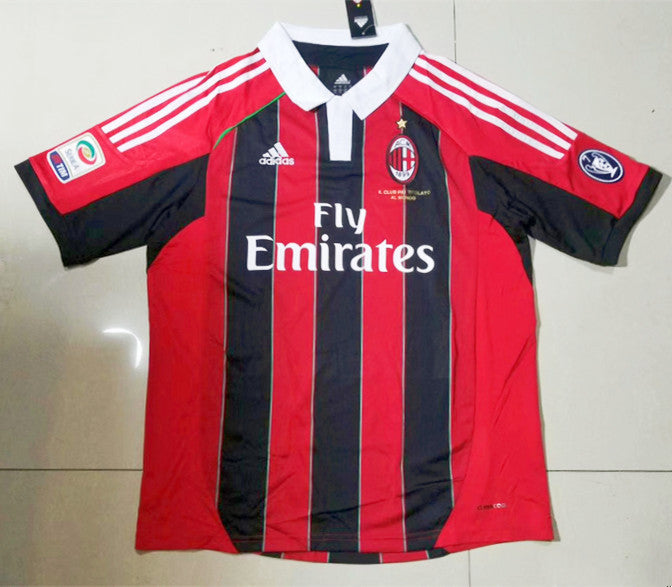 12/13 AC Milan Home Retro Jersey