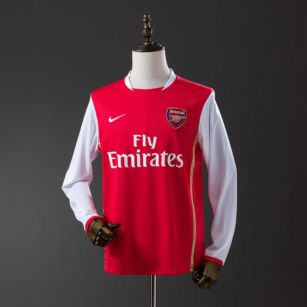 06/07 Arsenal Home Long Sleeve Retro Jersey