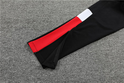 Ac Red Color Matching Tracksuit