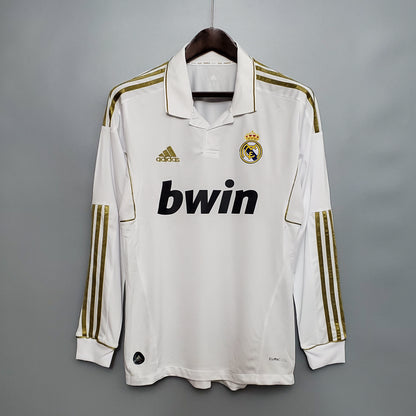 11/12 Real Madrid Home Long Sleeve Retro Jersey
