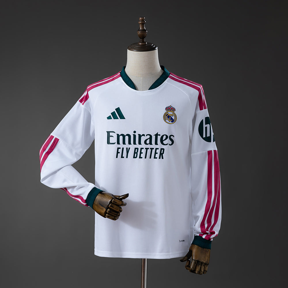 26/27 Real Madrid Home Long Sleeve Jersey