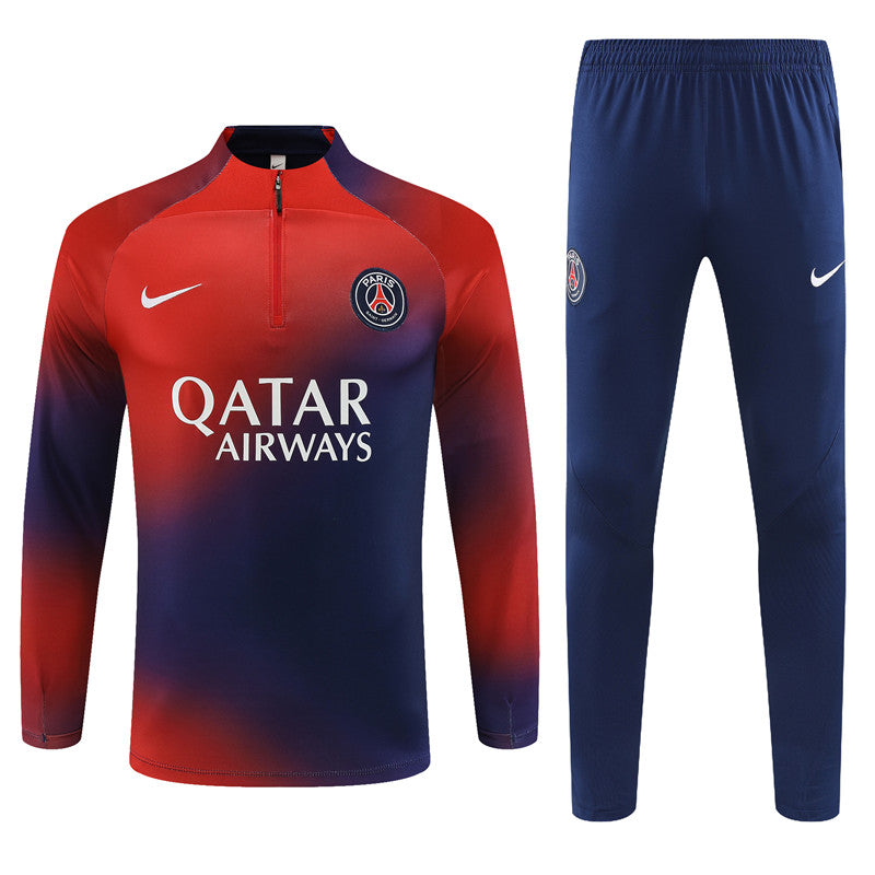 Paris Red And Blue Camouflage Tracksuit