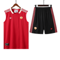 25/26 Manchester United Red Stripes Vest Kit