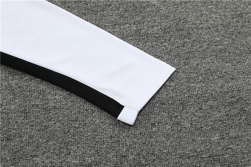 Paris White Color Matching Tracksuit