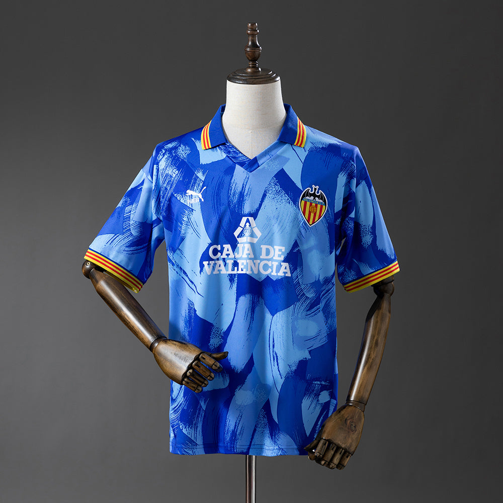 90/91 Valencia Away Retro Jersey