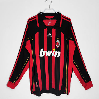 06/07 AC Milan Home Long Sleeve Retro Jersey