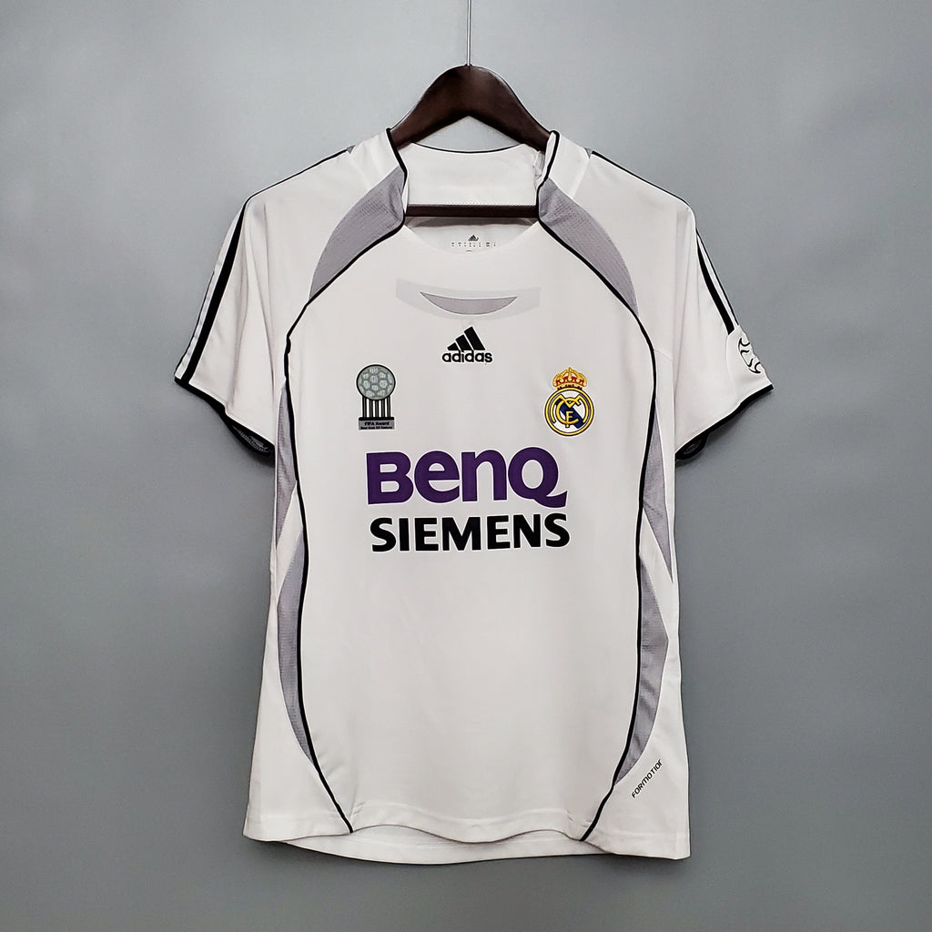06/07 Real Madrid Home Long Sleeve Retro Jersey