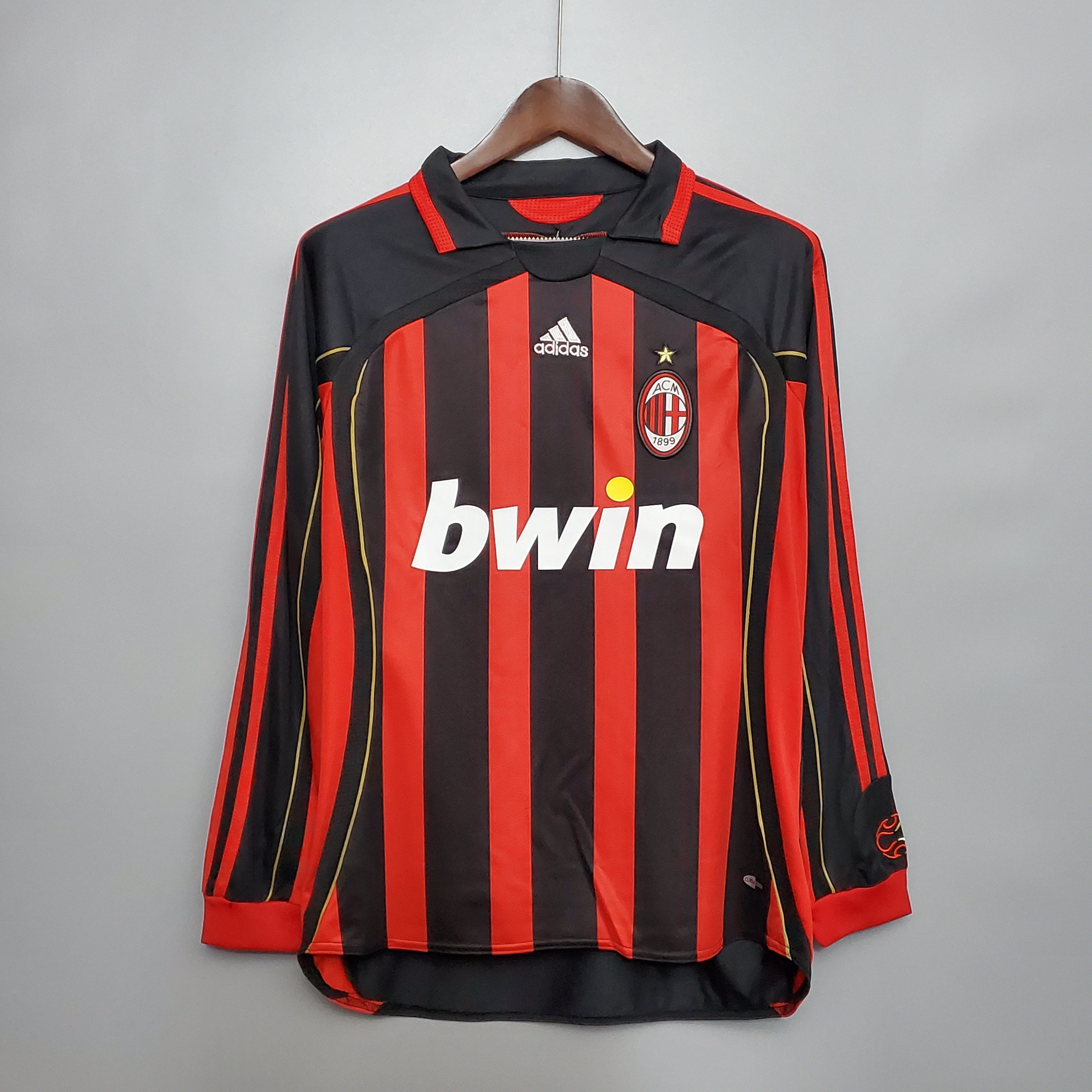 06/07 AC Milan Home Long Sleeve Retro Jersey