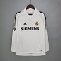 05/06 Real Madrid Home Long Sleeve Retro Jersey