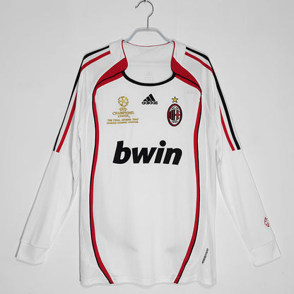 06/07 AC Milan Away Long Sleeve Retro Jersey