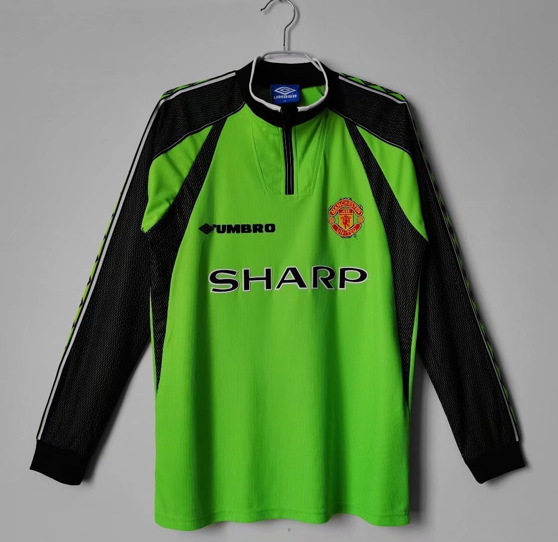 98/99 Manchester United Goalkeeper Long Sleeve Jersey