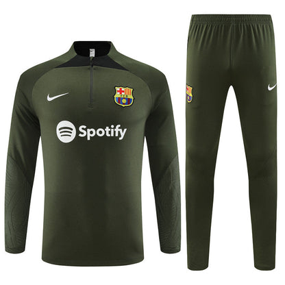 Barcelona Army Green Tracksuit