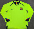 2005-06 Barcelona Away Long Sleeve Retro Jersey