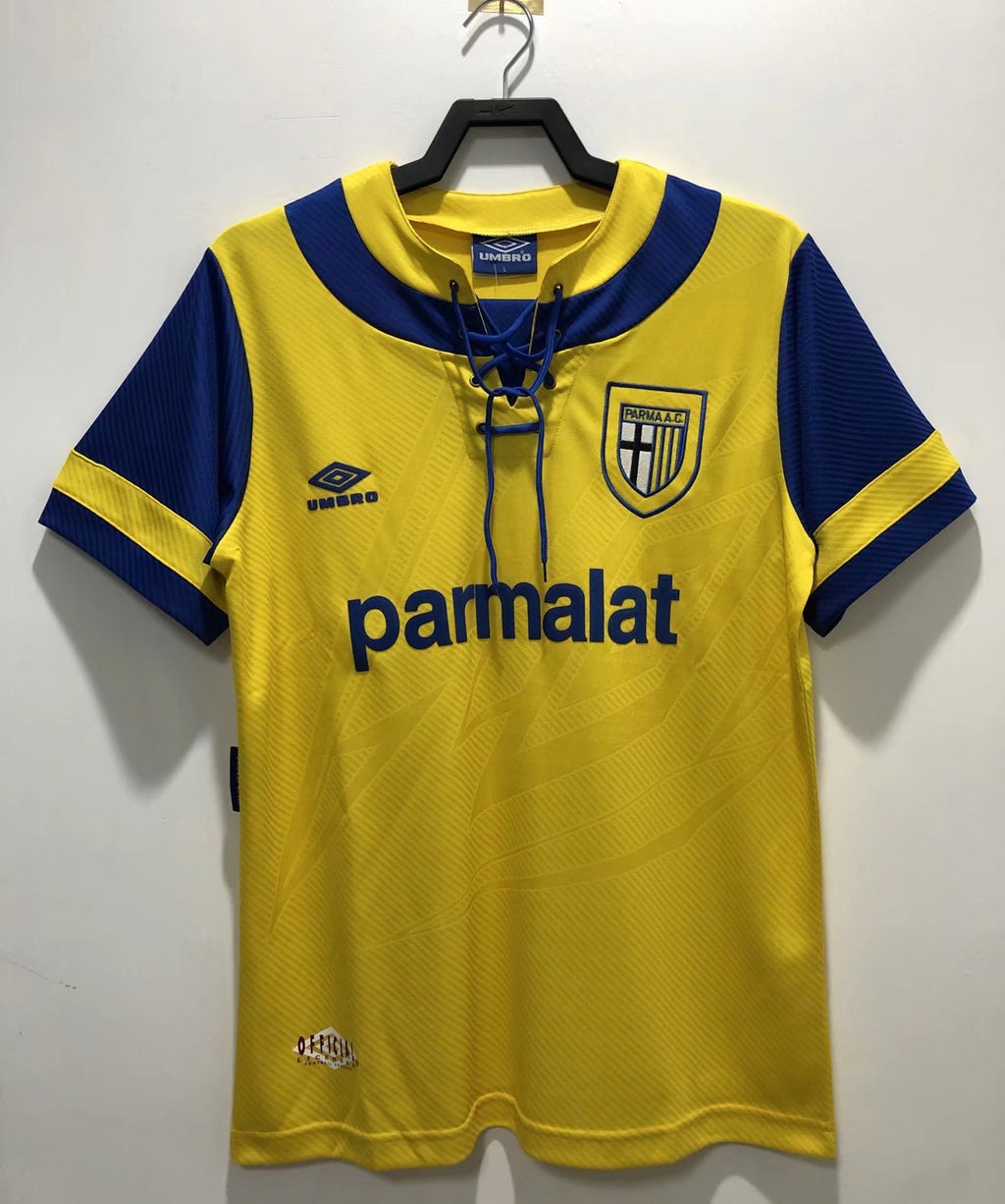93/95 Parma Yellow Retro Jersey