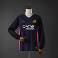 16/17 Barcelona Away Long Sleeve Retro Jersey