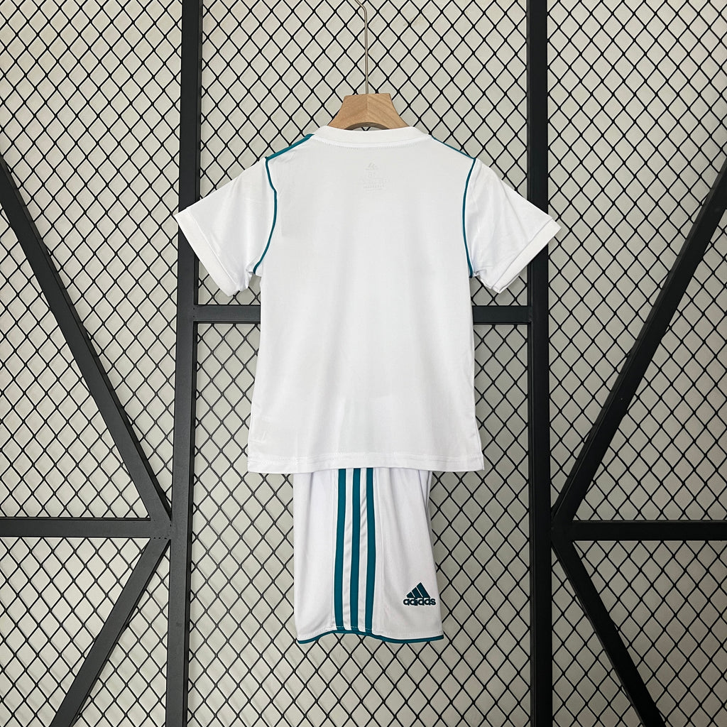 17/18 Real Madrid Home Retro Kids Kit