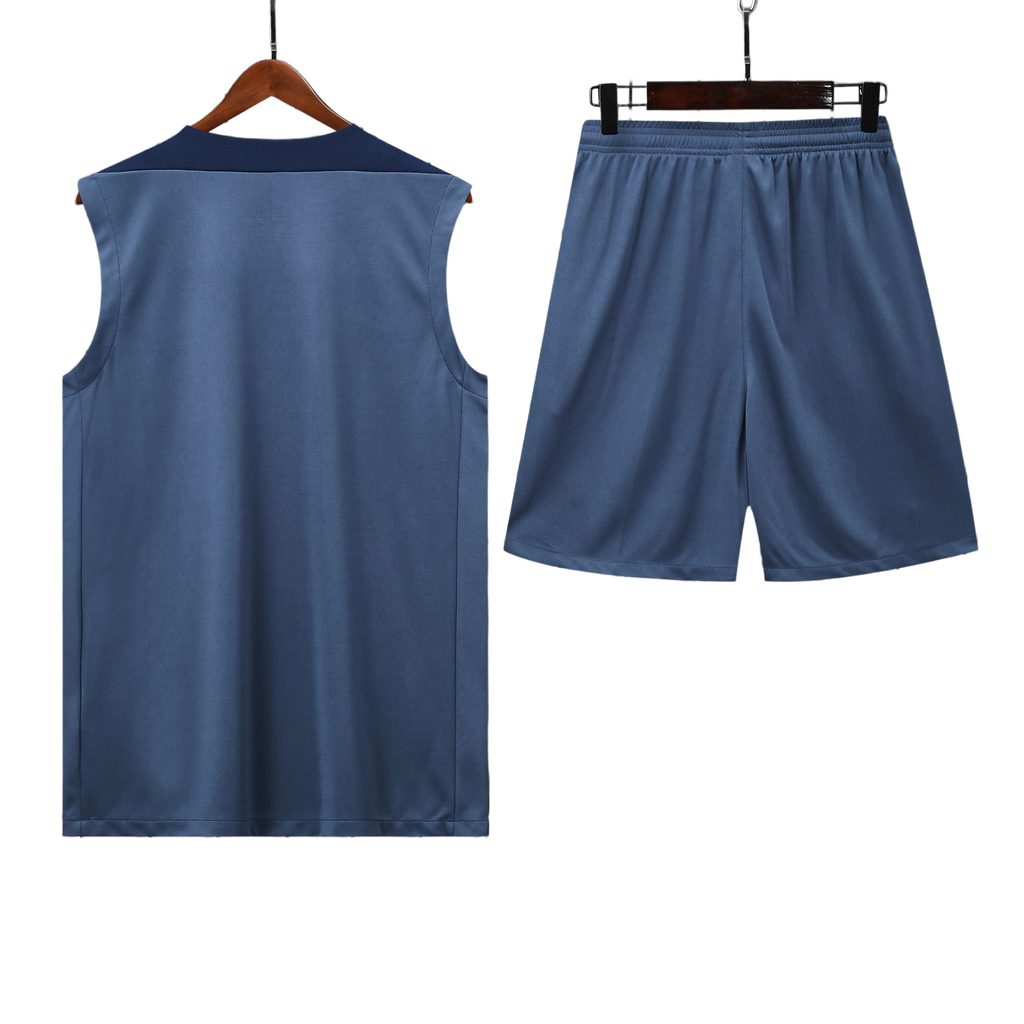 25/26 PSG Gray Blue Vest Kit