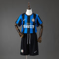 09/10 Inter Milan Home UEFA Champions League Retro Kids Kit