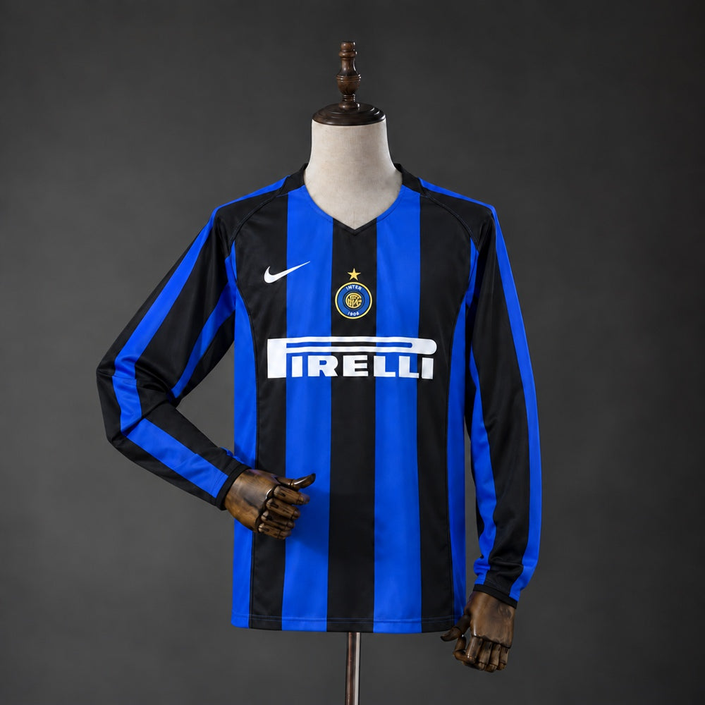 04/05 Inter Milan Home Long Sleeve Retro Jersey