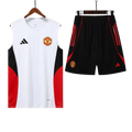 25/26 Manchester United White/Red Vest Kit