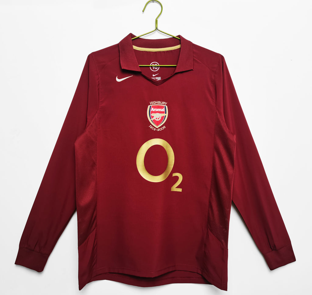 05/06 Arsenal Home Long Sleeve Jersey
