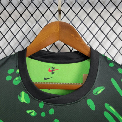 24-25 Nigeria Green Black Jersey