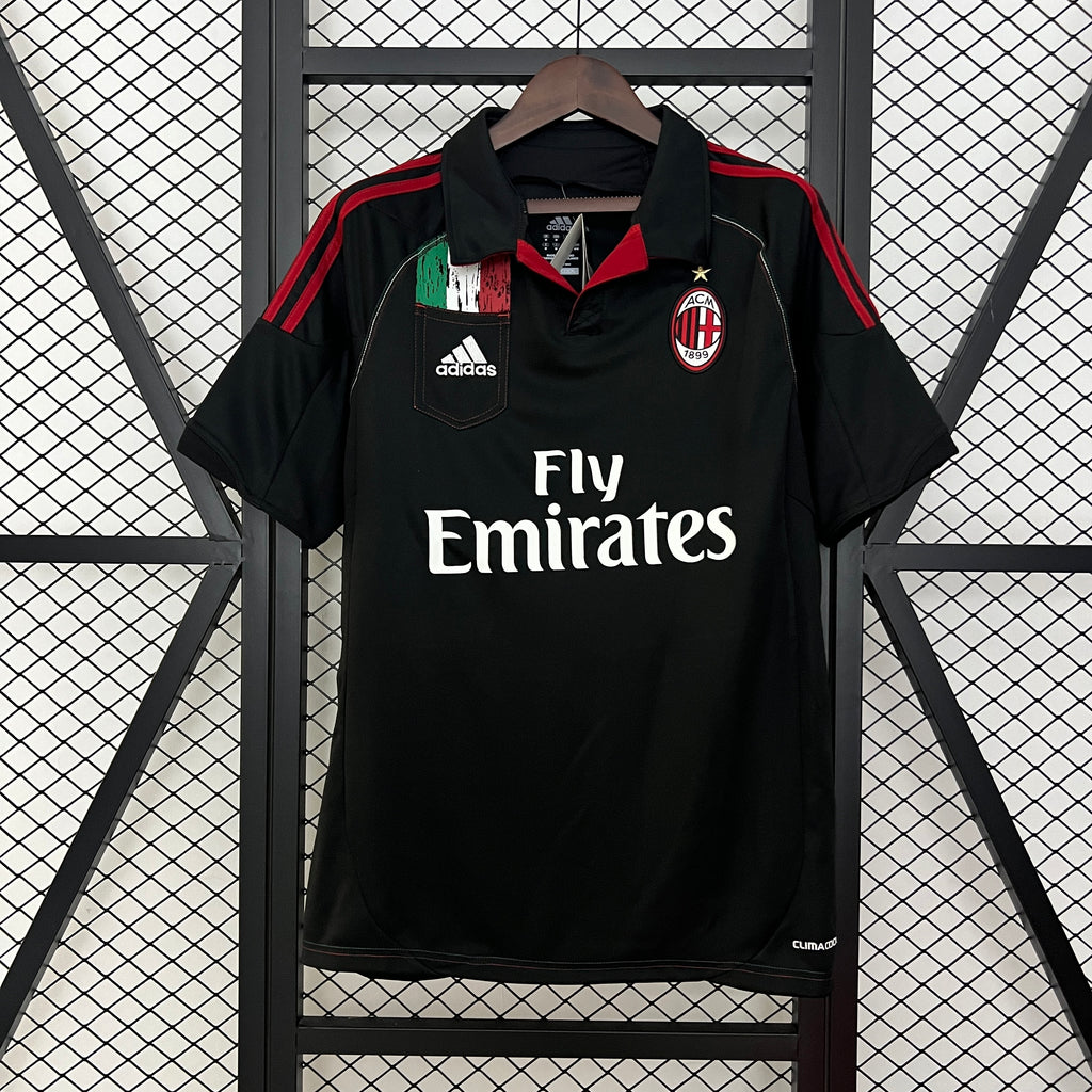 12/13 AC Milan Retro Jersey Black