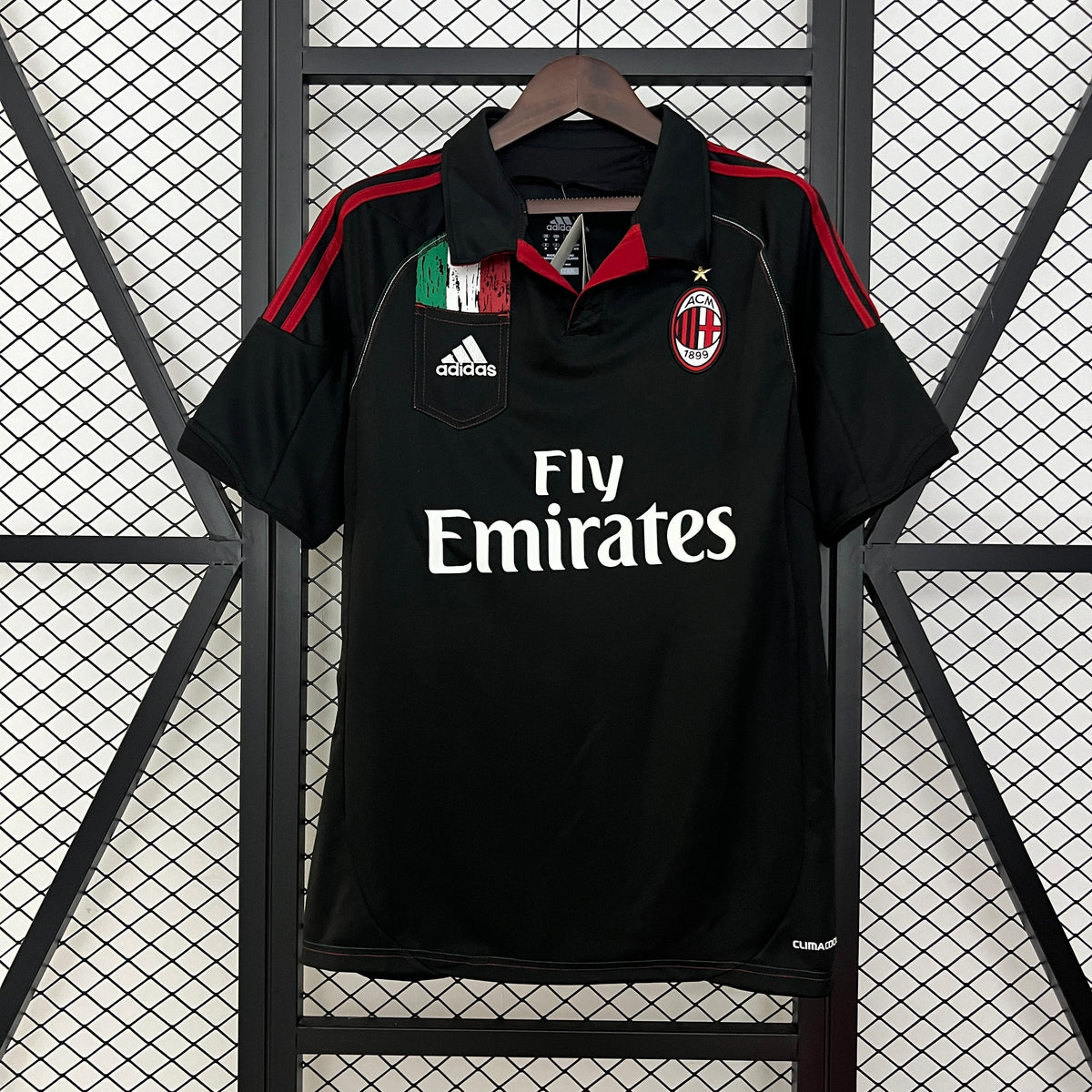 12/13 AC Milan Retro Jersey Black