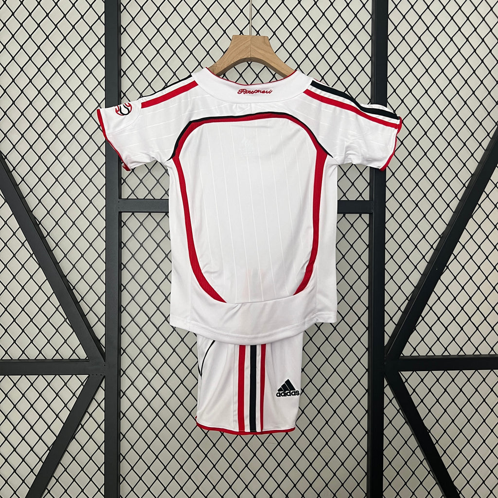 06/07 AC Milan Away Champions League Retro Kids Kit